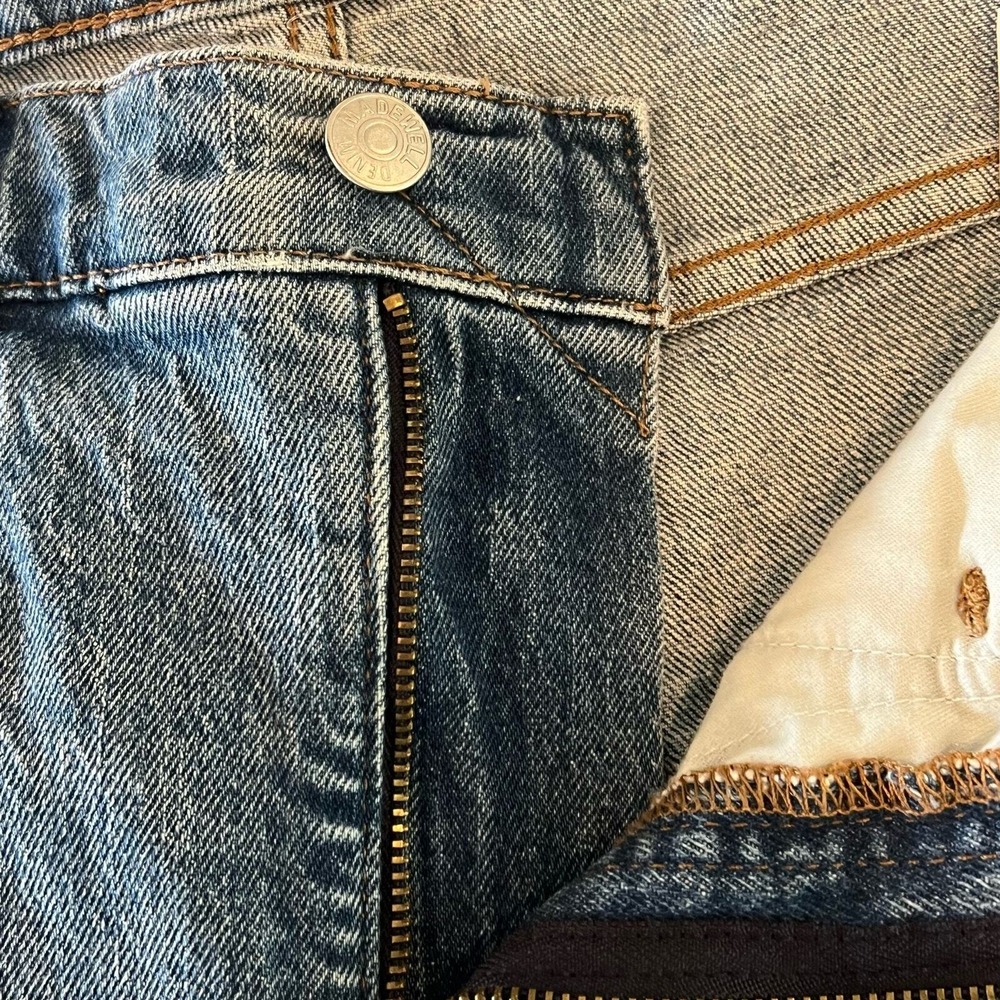 Madewell Mid-Rise Perfect‎ Vintage Jean Distressed Tapered Blue Denim ND511 27 - Picture 11 of 16